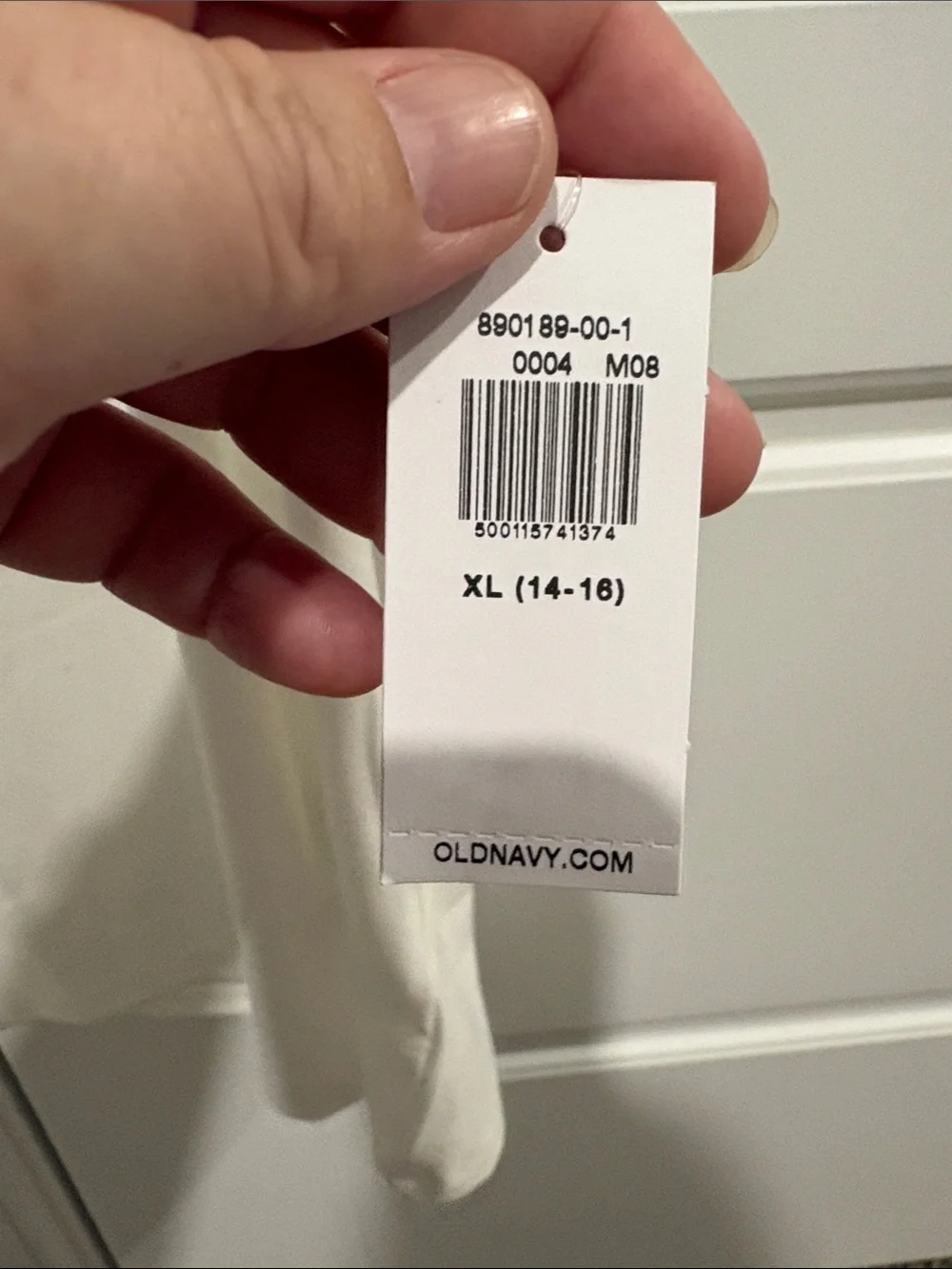 Old Navy White Girls' Tank Top Racerback